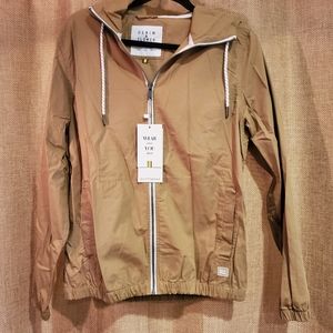 Denim and flower lightweight men's jacket